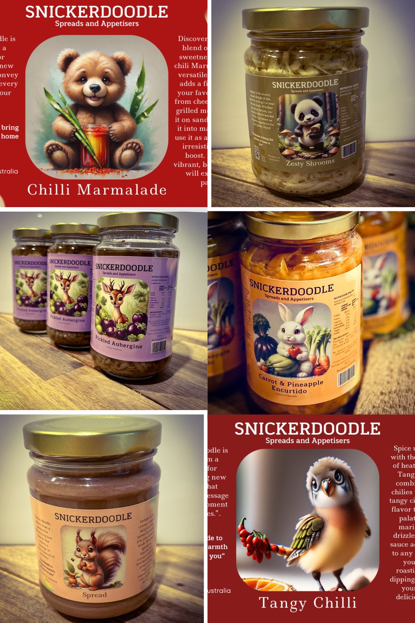 Zesty Shrooms - Snickerdoodle Spreads and Appetisers