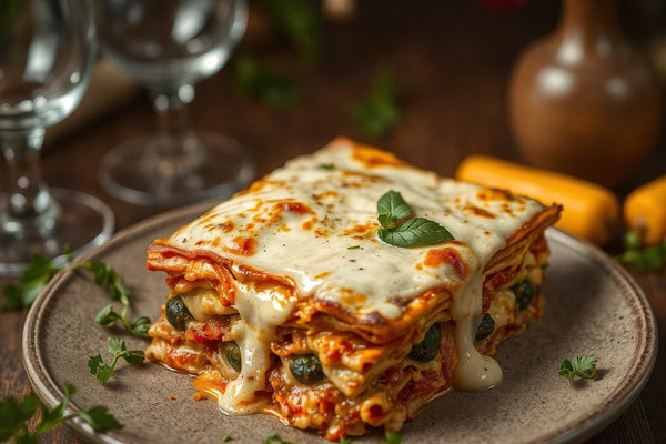 Snickerdoodle Ratatouille French-Style Lasagna with Béchamel Sauce