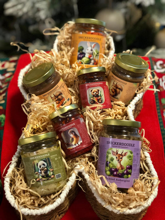 Christmas Gift Ginger Basket - Snickerdoodle Spreads and Appetisers