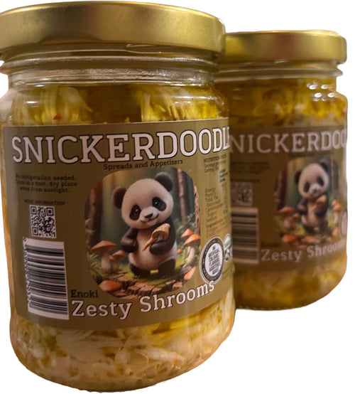 Zesty Shrooms (Enoki) - Snickerdoodle Spreads and Appetisers